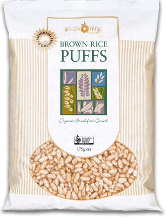 Brown Rice Puffs - Good Morning Cereals 175g